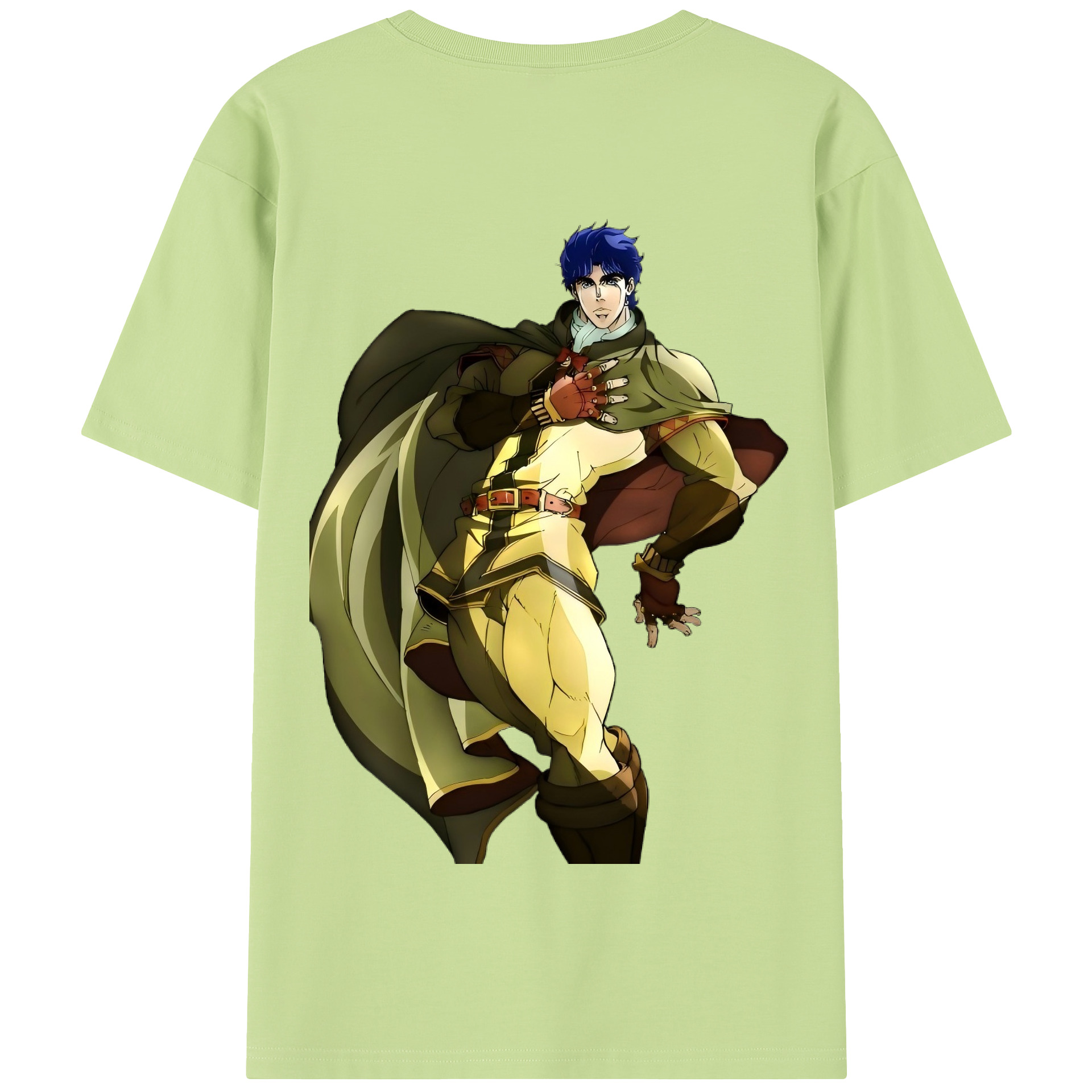 （画像用） ジョジョの奇妙な冒険 /ジョナサン?ジョースター JoJo's Bizarre Adventure Jonathan Joestar 綿100％半袖Tシャツ（背面プリント）